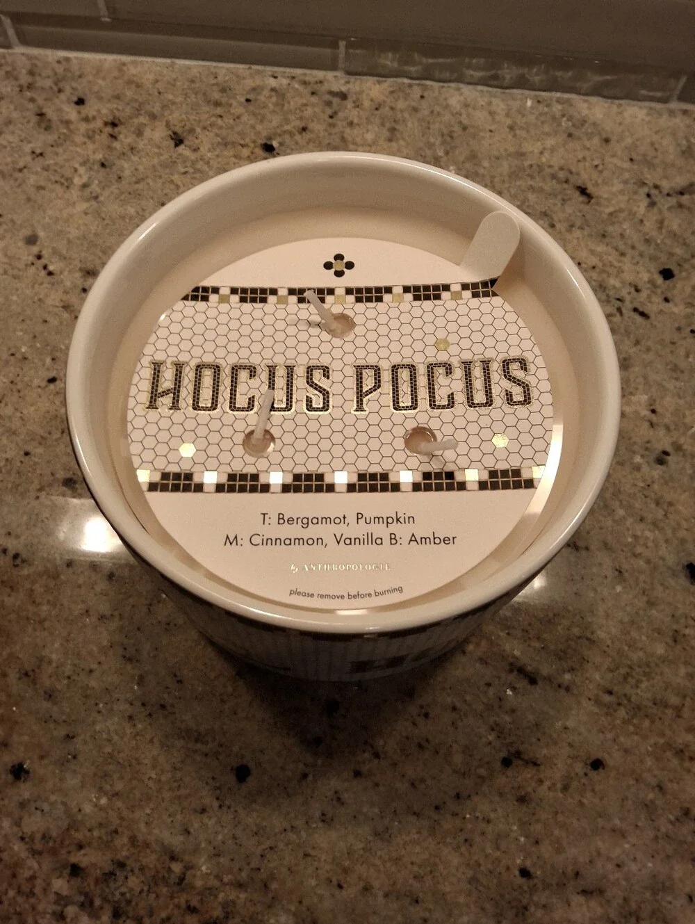 Anthropologie Hocus Pocus Candle